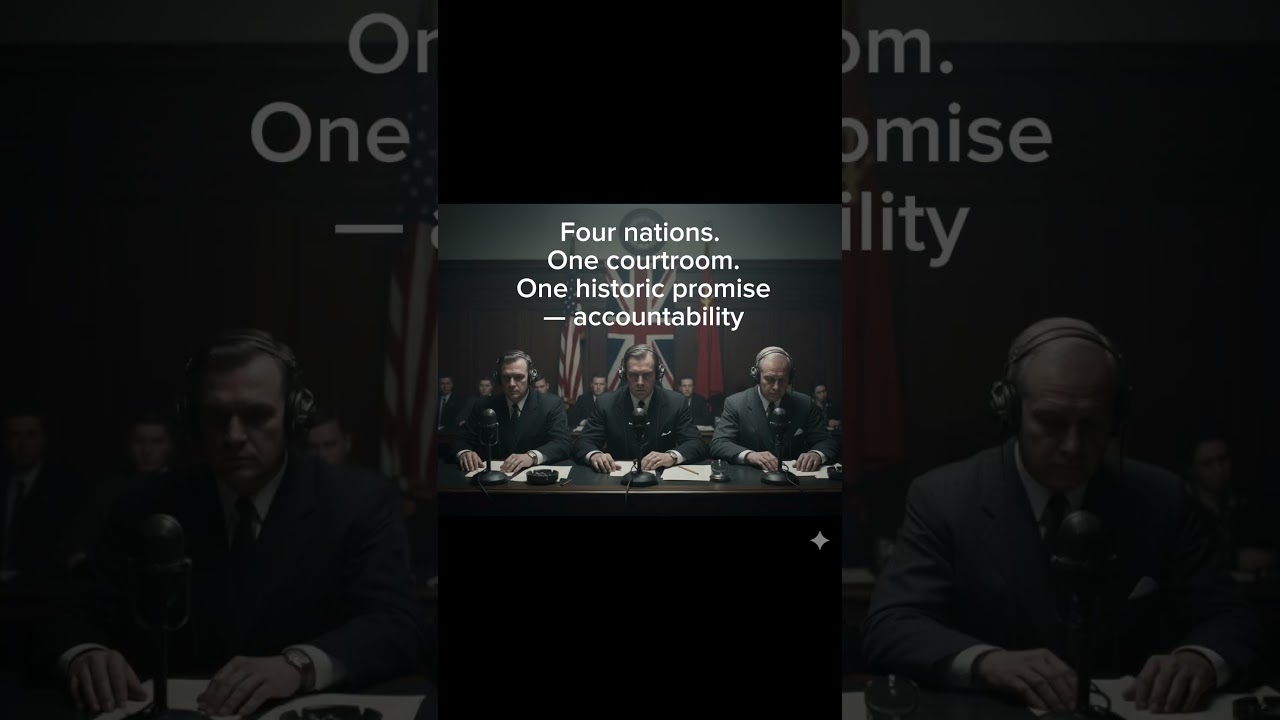 From war to justice. ⚖️ The Nuremberg Trials began on this day in 1945. 