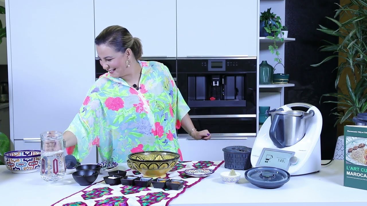 Tajine de congre aux raisins secs fait au Thermomix