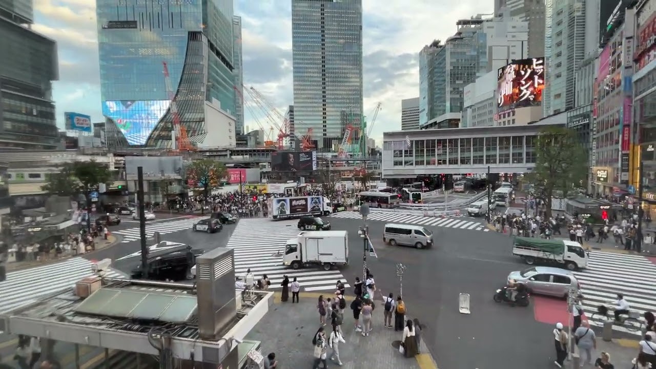 Shibuya crossing:The busiest place on the earth 🌍  #japan #shibuya #scramblecrossing #shorts 