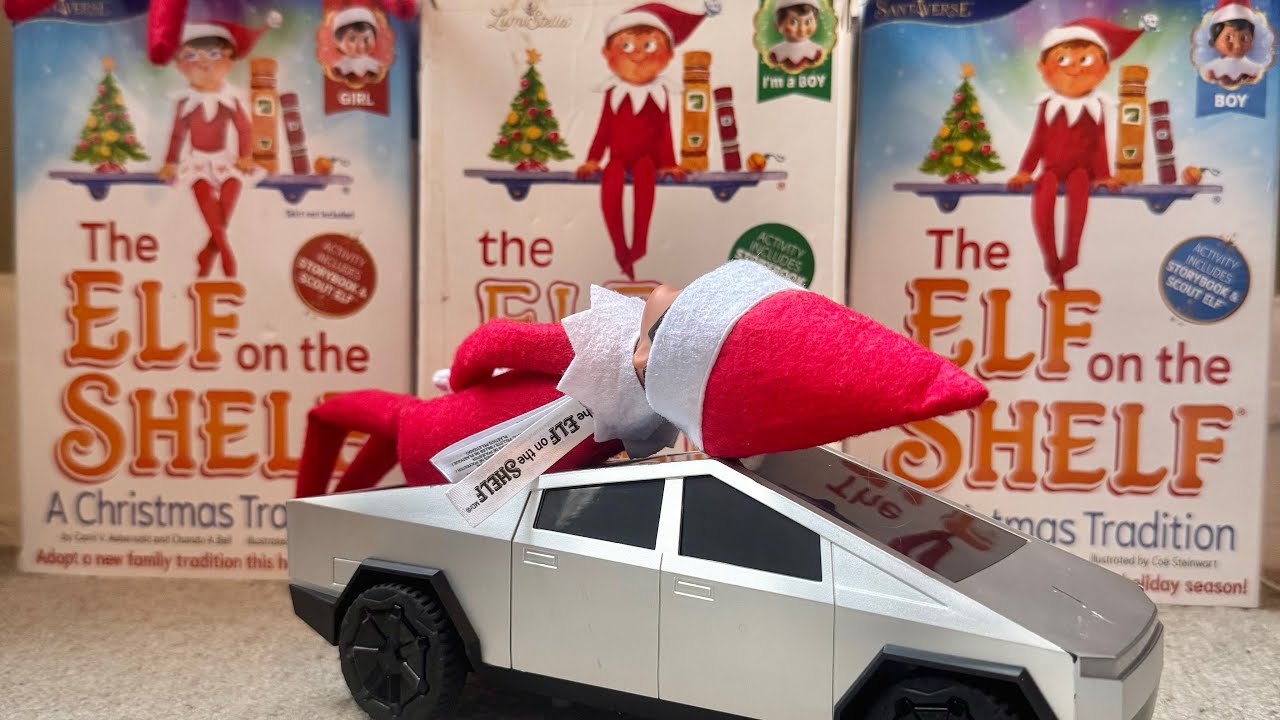 The Elf on the Shelf stole a car!! 🚘 👮 