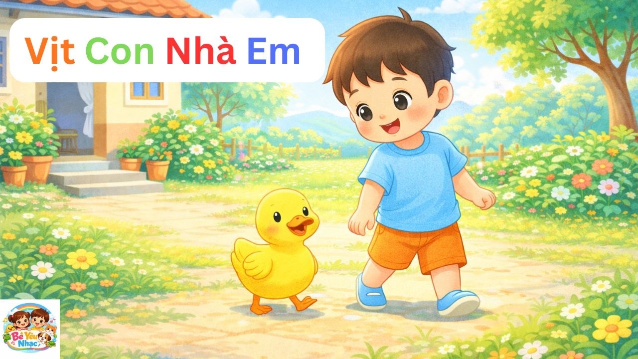 Vịt con nhà em |Nhạc thiếu nhi vui nhộn cho bé 4-6 tuổi 