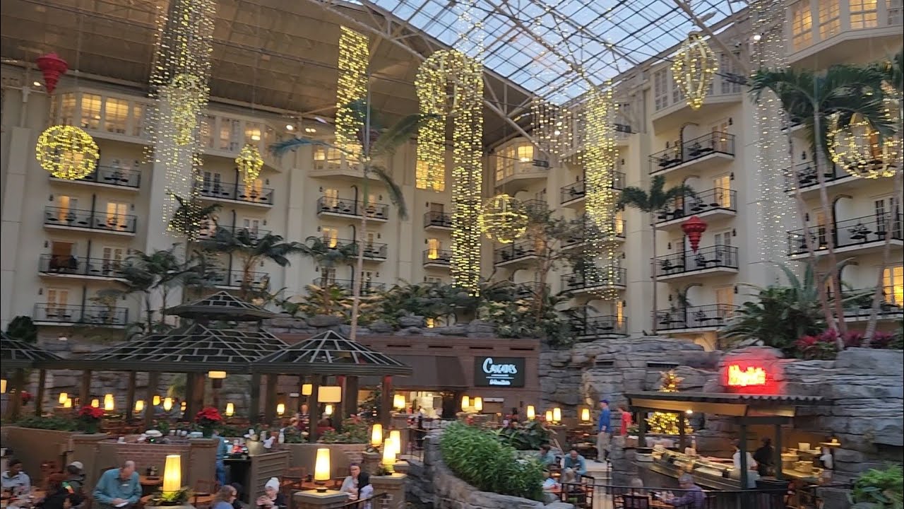 Christmas Lights at Gaylord Opryland Resort Nashville Tennessee