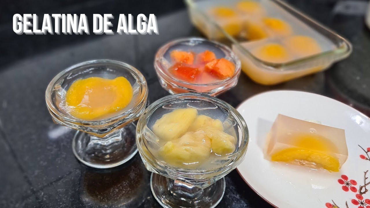 Gelatina japonesa de Alga totalmente Vegano