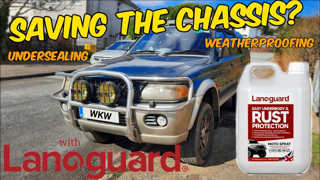 Undersealing our chassis - Lanoguard use and review #wolfkiffworkshop #lanoguard #mitsubishi #review