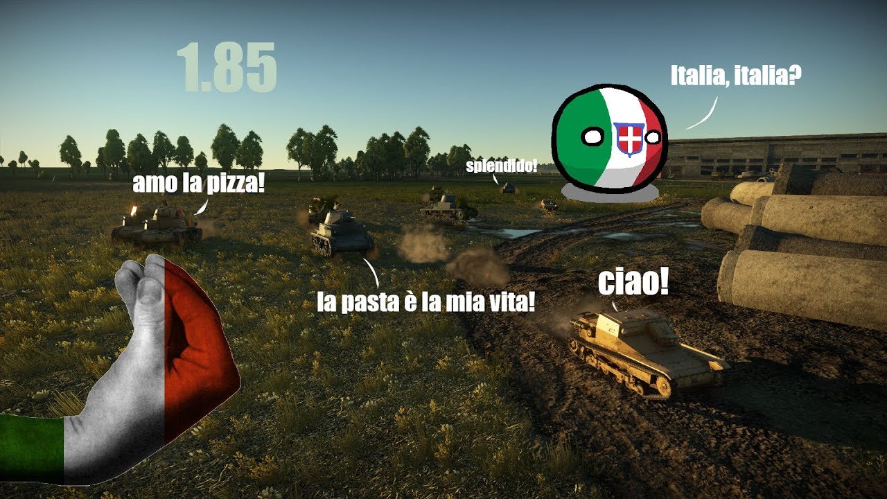 Патч 1.85! Итальянские танки в War Thunder!