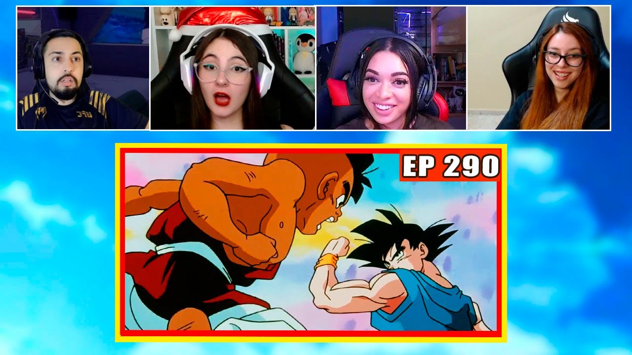 Goku vs uub | 4 Pessoas Reagindo | Dragon Ball Z - EP 290