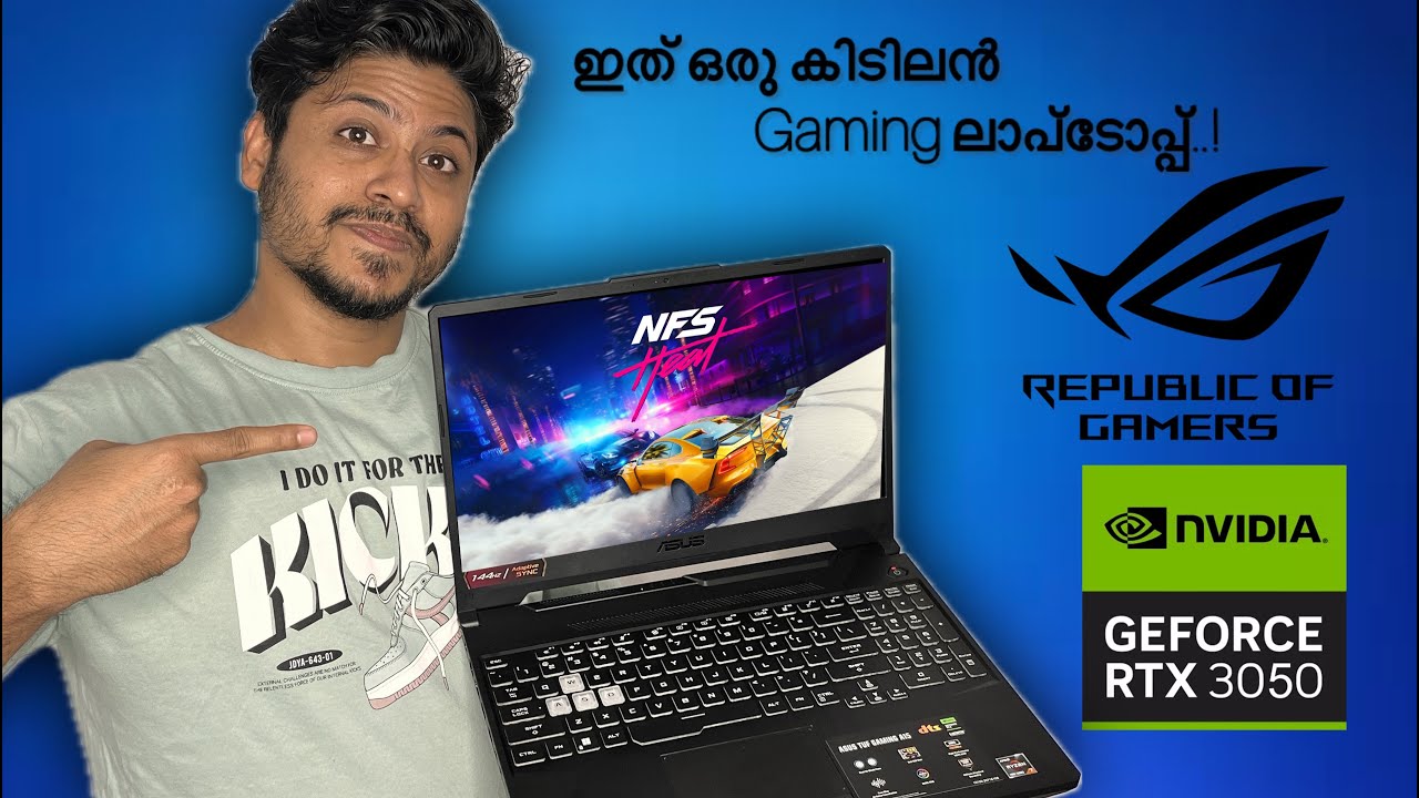 Asus TUF Gaming A15 FA506N AMD Ryzen 7435HS 2025 Unboxing | RTX 3050 | Malayalam Review | Gaming