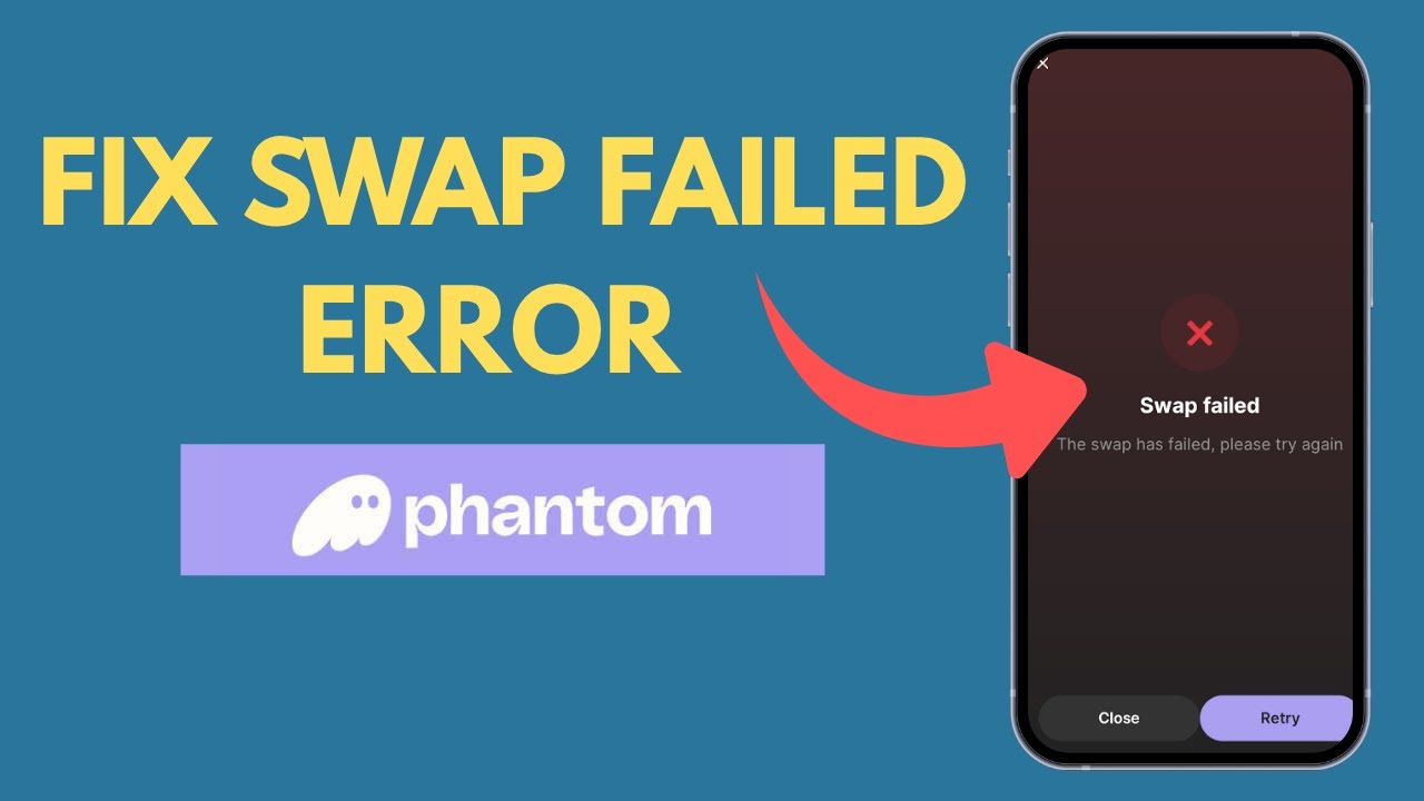 Как исправить ошибку &laquo;Swap Failed&raquo; в Phantom Wallet
