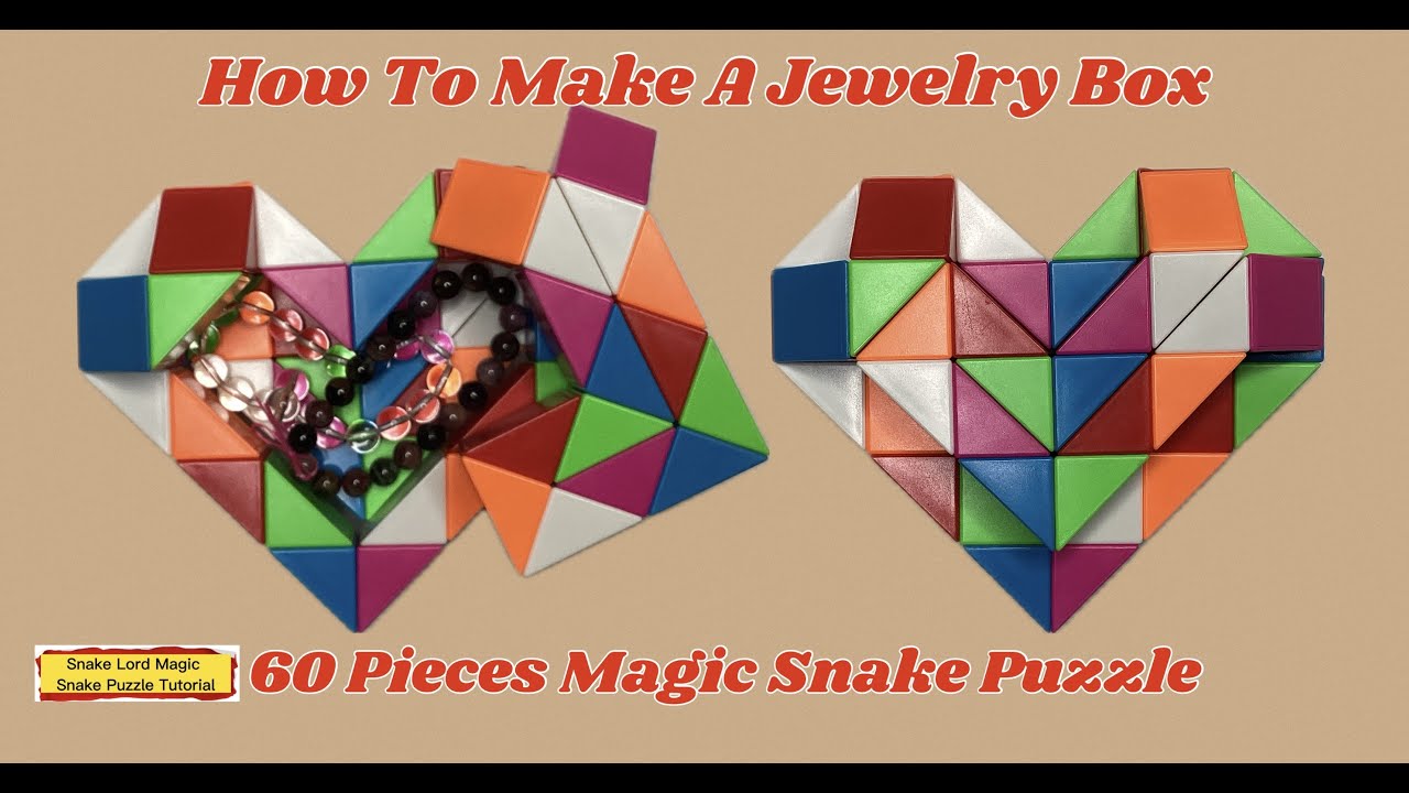 Jewelry Box - 60 Pieces Magic Snake Puzzle- 魔 尺 60 段