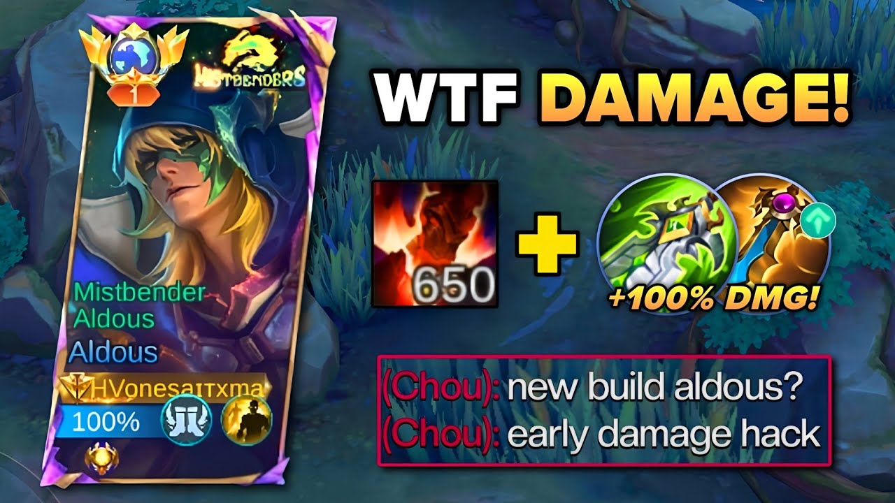 ALDOUS ABUSING THIS NEW HYBRID DAMAGE BUILD SEASON 39🔥 | BEST BUILD FOR EXP LANE SOLO RANKED!!!