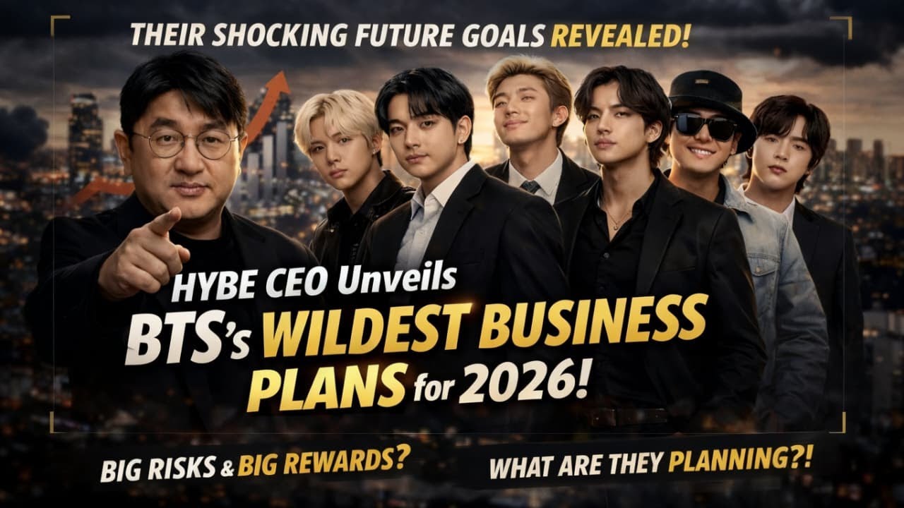 HYBE CEO unpacks: BTS Members With The Craziest Business Ambitions in 2026.