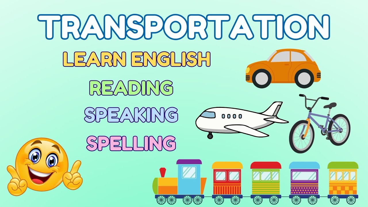 Transportation Words - Learn English - ESL & Elementary Students
