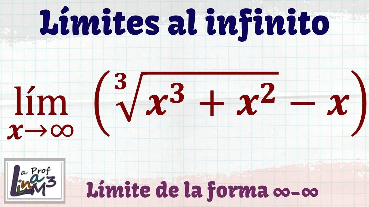 Límites en el infinito | Ejercicio 9 | La Prof Lina M3