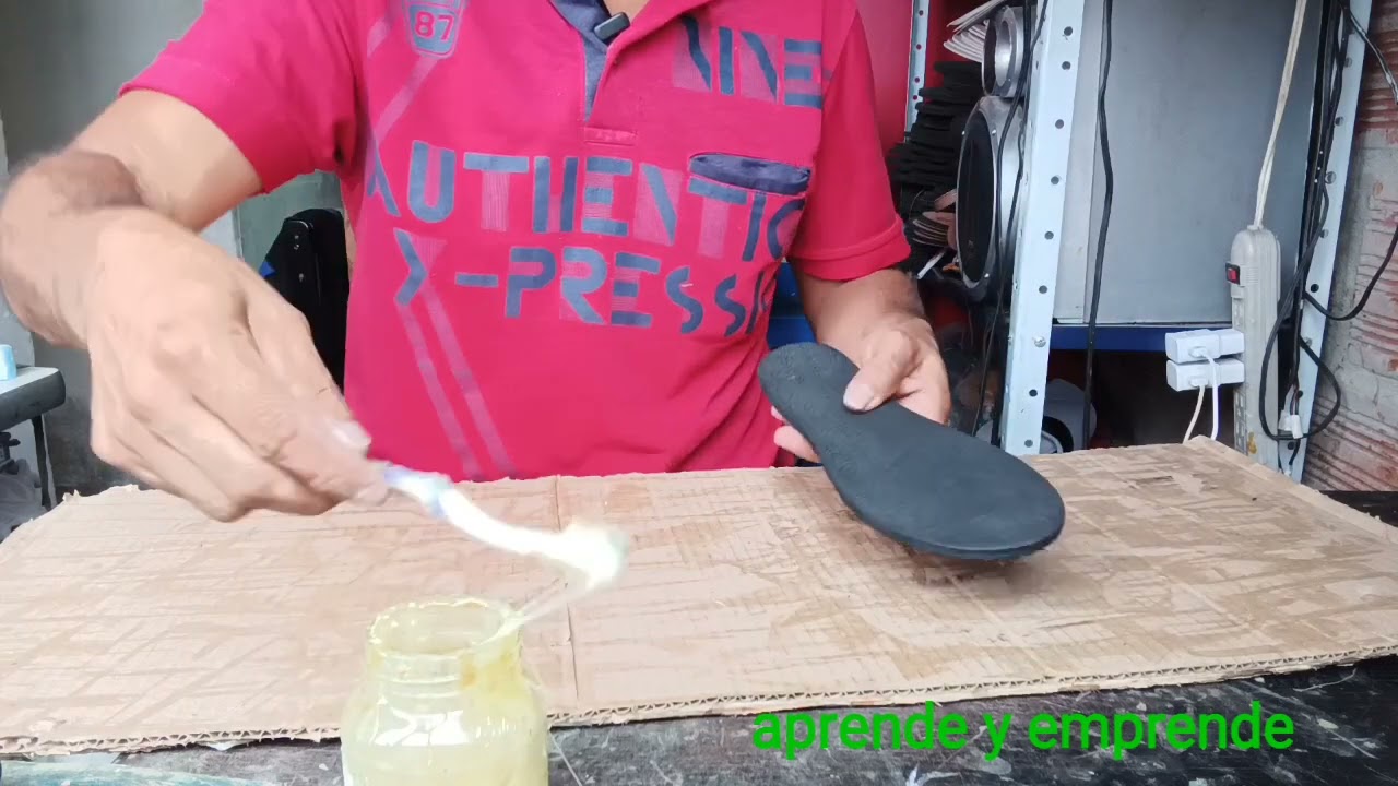 Como forrar suela de recuño con yute