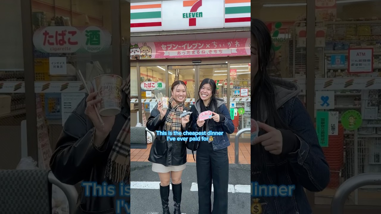 Cheapest dinner in Japan🤩 #couple #couples #couplegoals #girlfriend #sister #funny #foodie #foodies