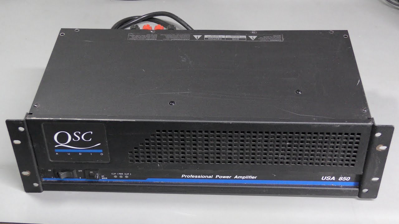 #106 - Ремонт усилителя мощности QSC USA 850