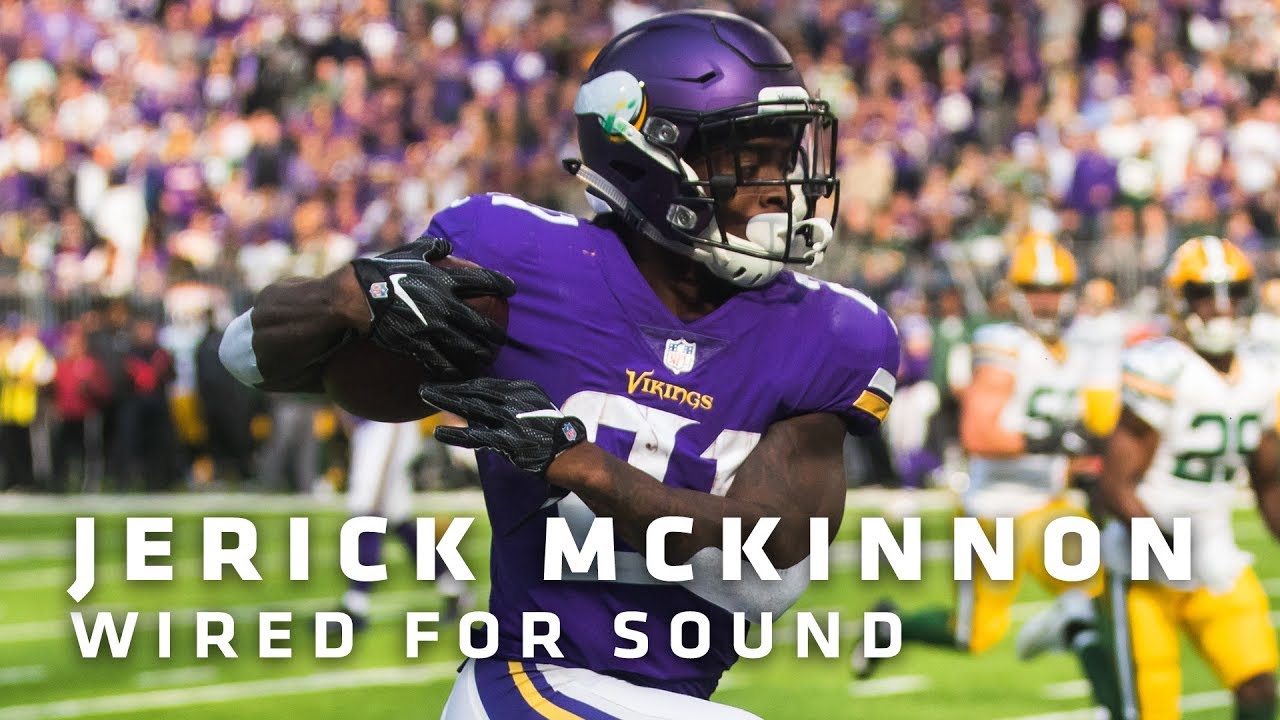 Jerick McKinnon Mic'd Up vs. Green Bay Packers in 2017 | Minnesota Vikings Wired For Sound