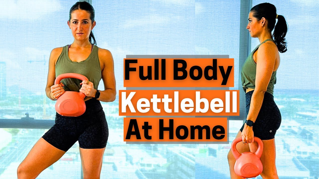 10 Minute Kettlebell Home Workout | No Gym Full Body HIIT | Small Space Friendly