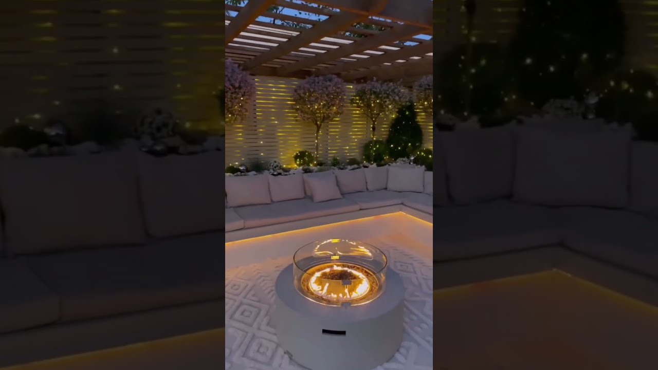 Beautiful Outdoor Seating Arrangement | Bonfire night | Led Lights | Invest in Pakistan