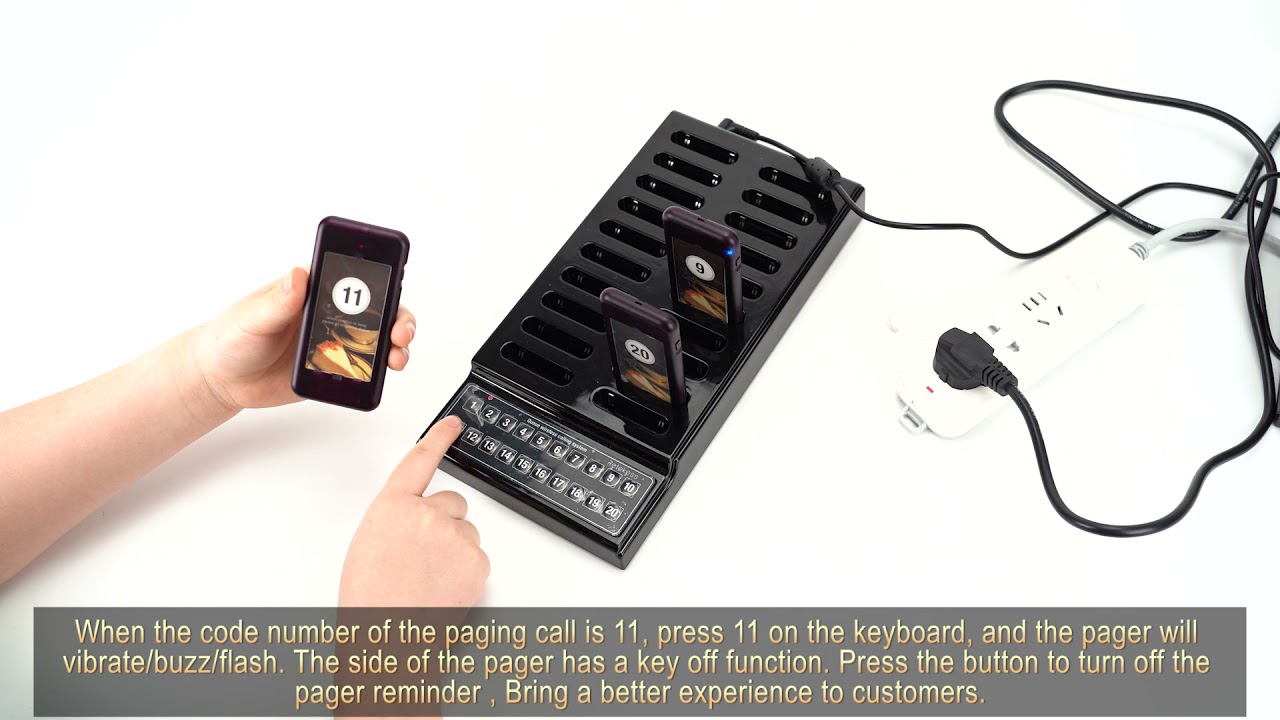 T111 Wireless Restaurant Paging Queuing System