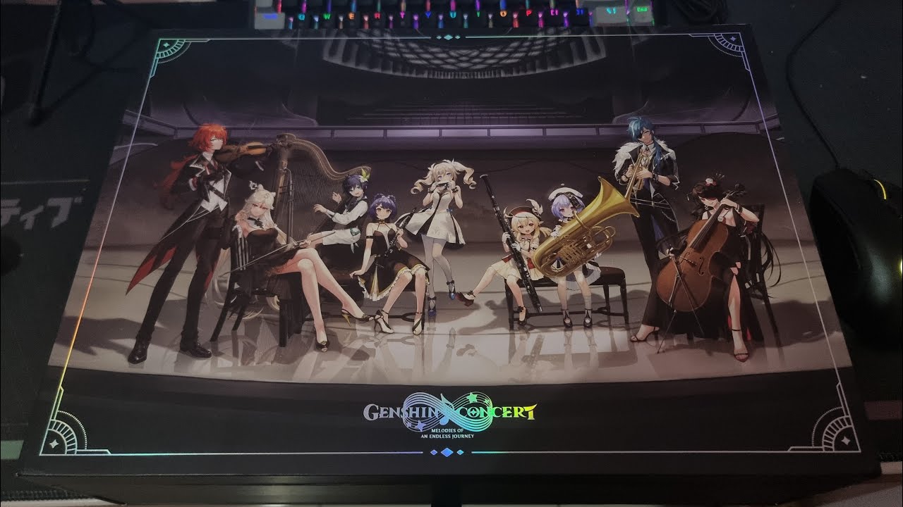 Unboxing Genshin Online Concert 2021 Gift Box