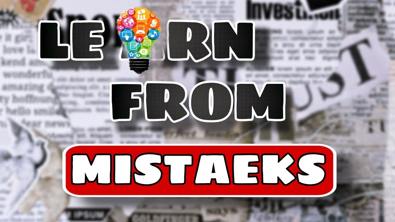 Mistakes are your greatest teachers | ZEHRA SHAH