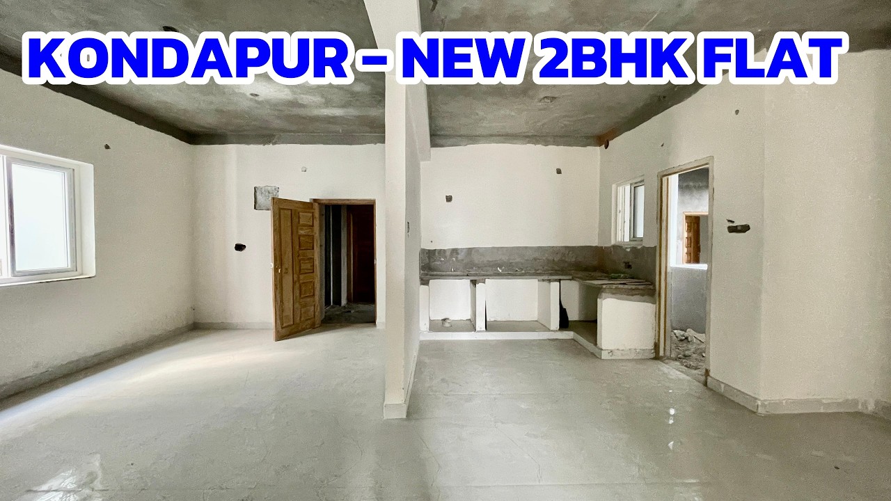 📞9618310333 - East Facing Brand New 2BHK Flats for sale in Kondapur Hyderabad