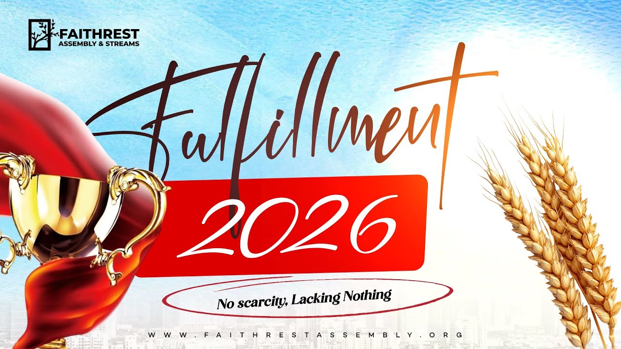 CROSS OVER SERVICE | FULFILMENT 2026 - NO SCARCITY, LACKING NOTHING | PST. TAYO ADARE