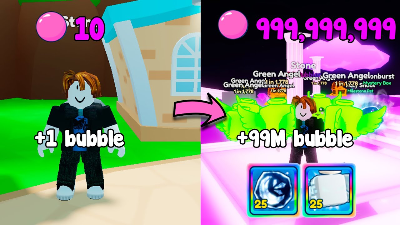 I Went From Noob To Pro In Bubble Gum Simulator Infinity! F2P (Roblox)