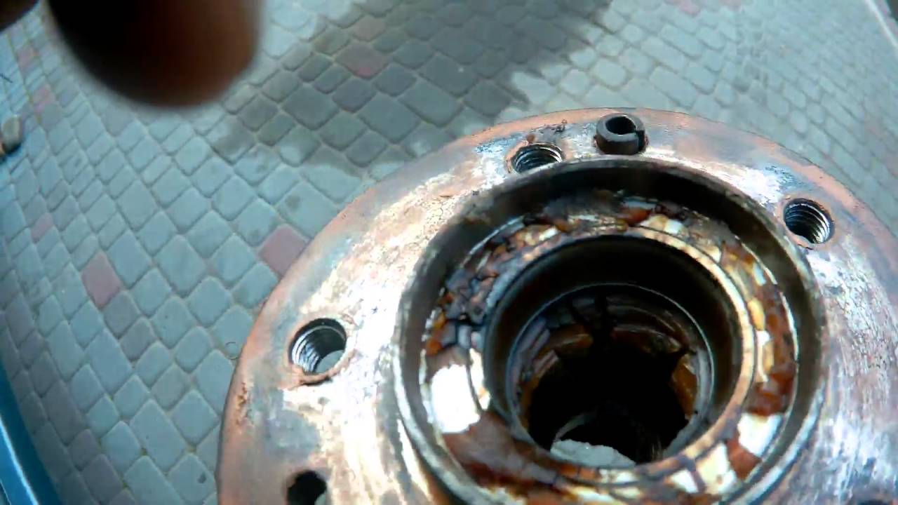 Замена ступичного подшипника MERCEDES 124