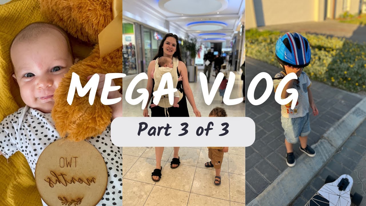 Mega Vlog Part 3 || 30 Days with a Newborn & Toddler