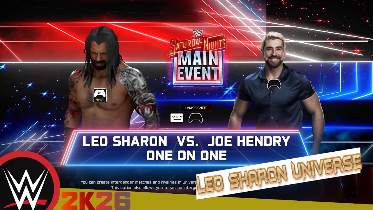 WWE Universe Week 183 - #mainevent - Leo Sharon VS Joe Hendry