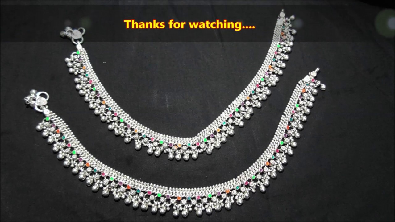 How to clean silver anklets at home//How To Clean silver items easily at home