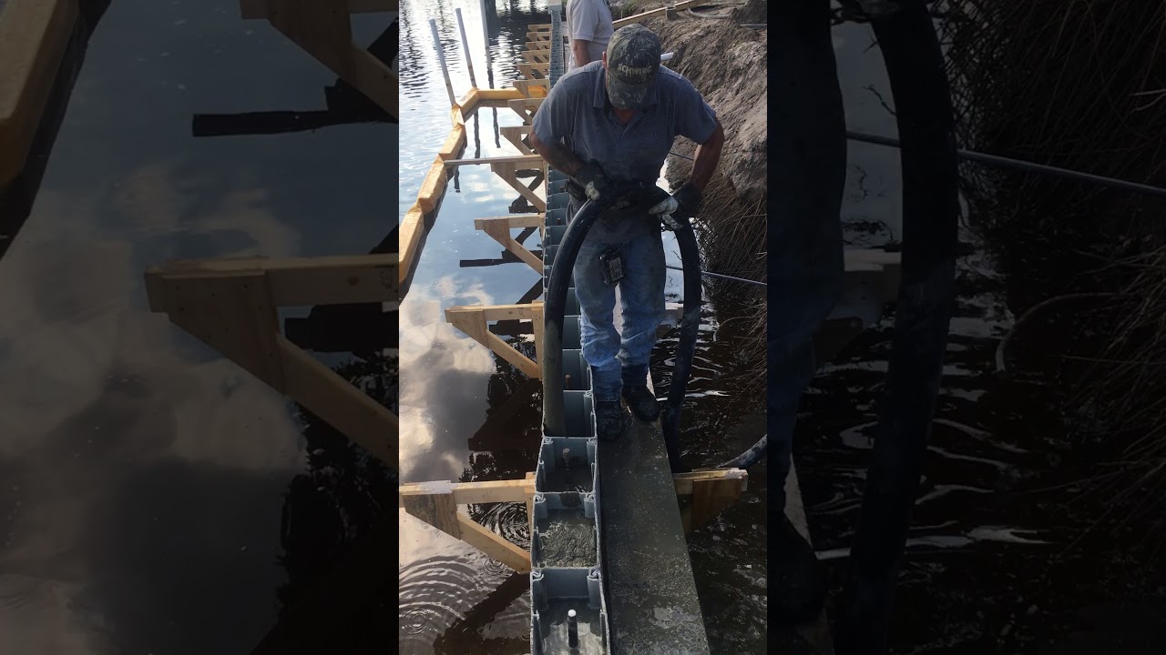 Truline Sea Wall - Tremie Pour