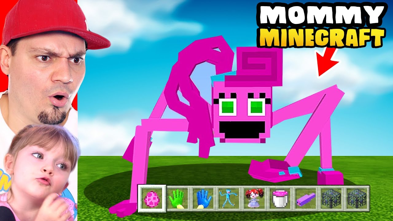 moja córka znalazła MOMMY LONG LEGS w MINECRAFCIE! 👑