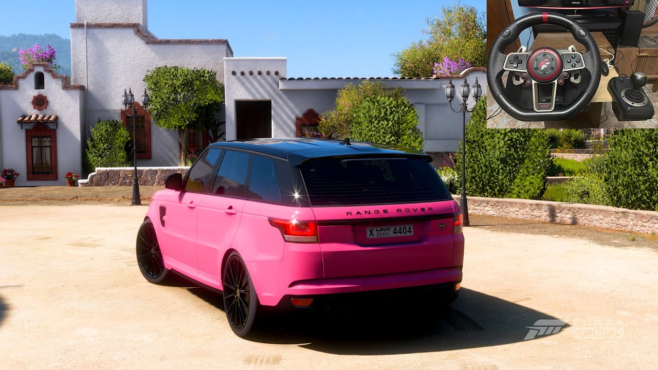 Forza horizon 5 Range Rover sport svr review steering wheel flashfire suzuka 900r gameplay