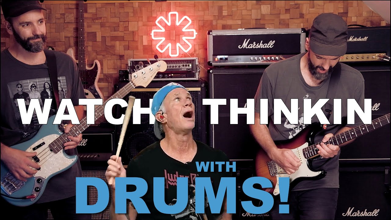 Watchu Thinkin - RHCP Bass and Guitar cover (with Chad's drumtrack)
