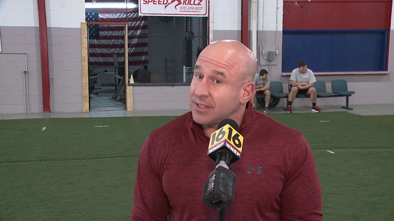 Josh Kleha sports training at Coal Region Sports in Mount Carmel