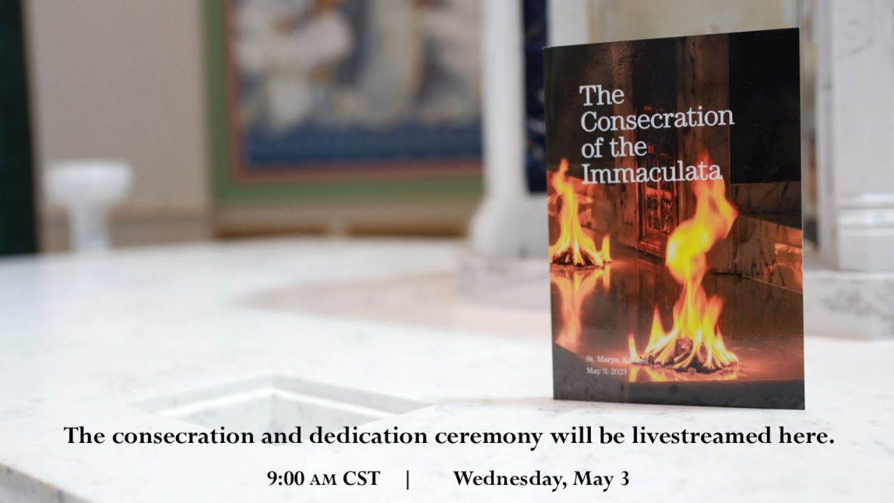 Immaculata Church Consecration, Saint Mary's Kansas