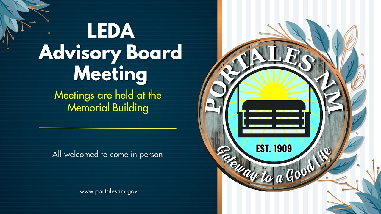City of Portales LEDA Meeting 2/19/2026