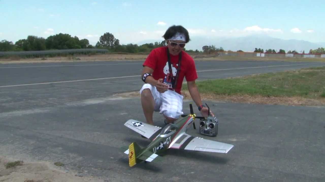 P-51 MUSTANG Perfect RTF ParkFlyer! Flight Review in HD!