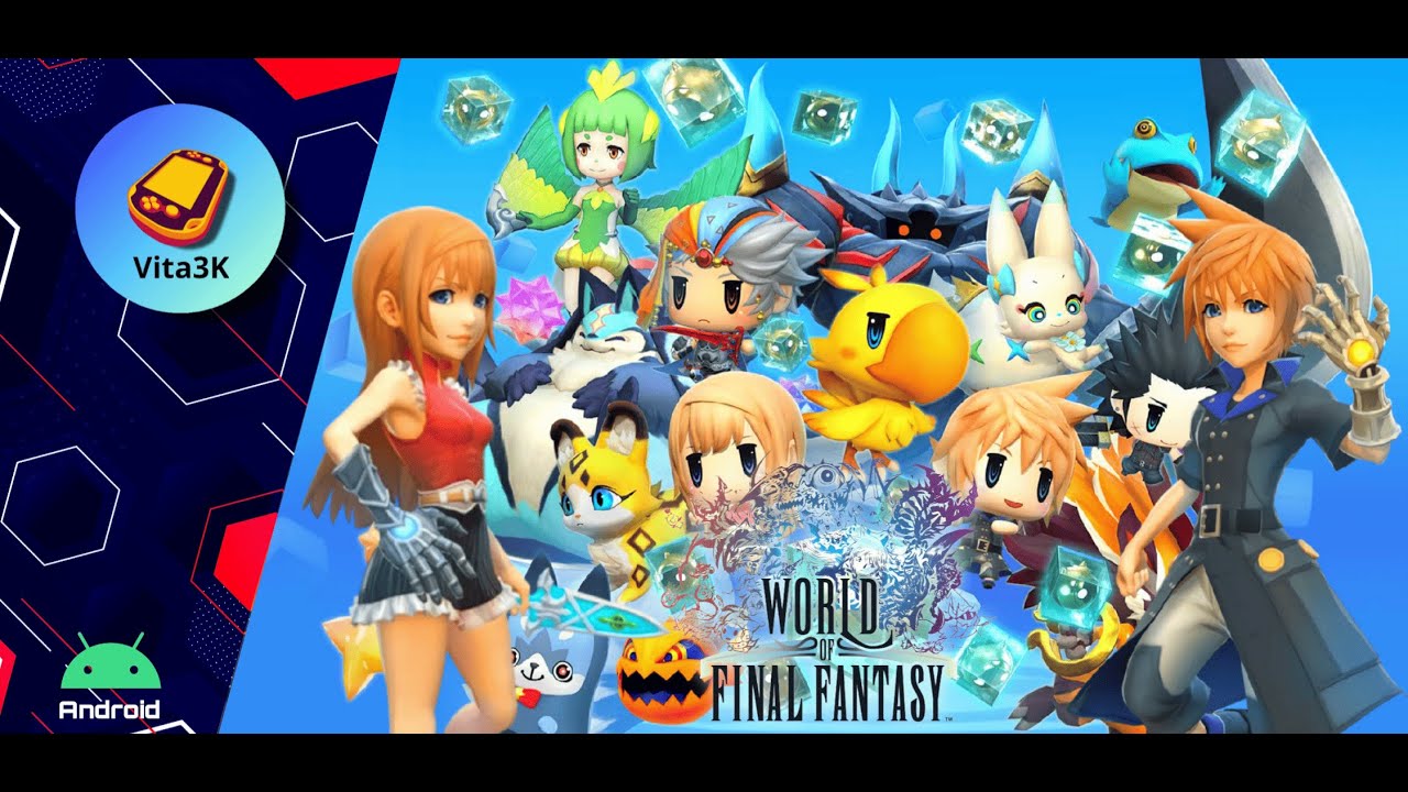 WORLD OF FINAL FANTASY Full DLC PS VITA HD Vita3k Build Android (Champions Medal Summon)
