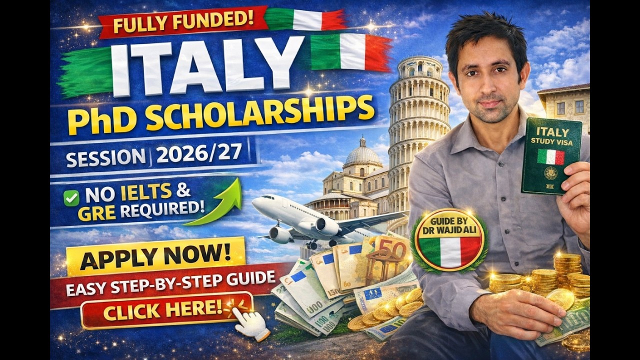 All you need to know about Italian PhD Scholarships. 42nd cycle, Session 2026/27 has just started.