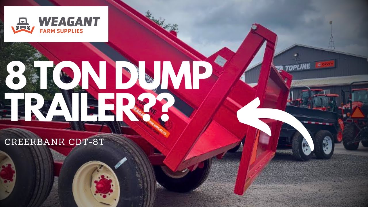 The Dump Trailer That Everyone NEEDS to Know About! Creekbank ADT-8T Demo