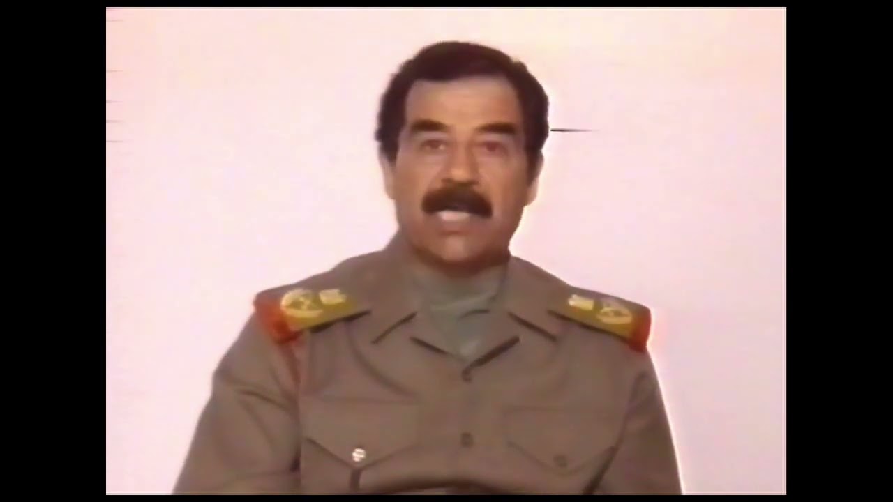 Saddam Hussein, etc, Visnews London, etc (16 March 1991)