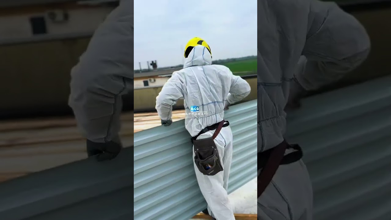 Rifacimento coperture industriale con lamiera grecata ￼