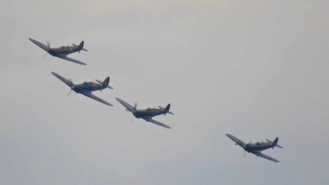 Sea Hurricane & Spitfires - Shuttleworth May Evening Airshow 2019