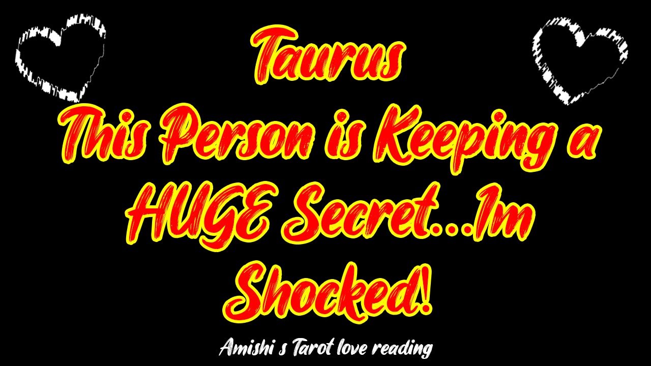 Taurus Tarot LOVE Reading December 2021 This Person is Keeping a HUGE Secret...Im Shocked!