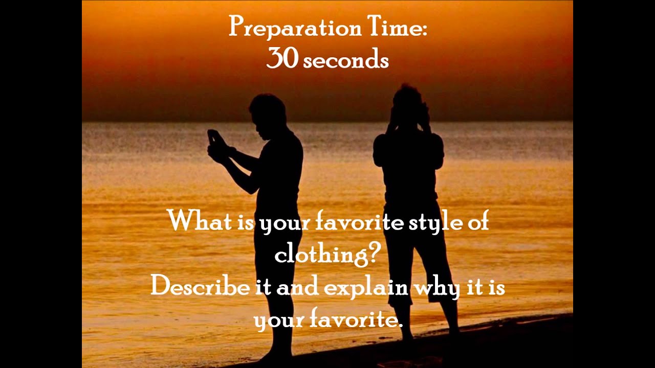 Impromptu Speaking Practice 1