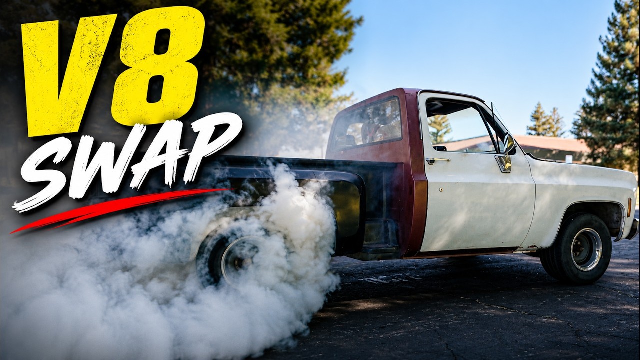 V8 Swap on a BUDGET!! Straight 6 to Chevy 350!